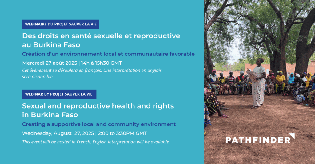 projet sauver la vie - webinar