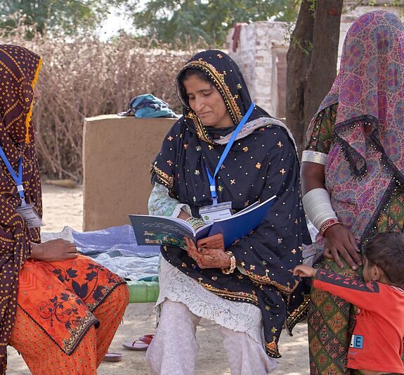 Climate champions Shabana and Saima. November 2024. Pakistan.